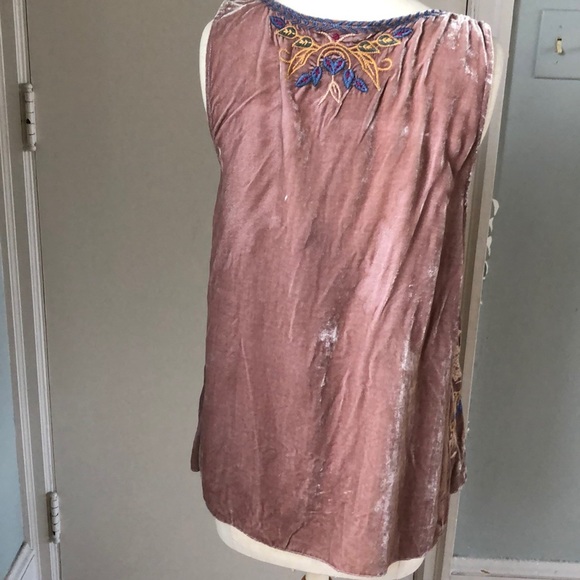 Johnny Was Simone Velvet Swing Tank - Picture 5 of 7